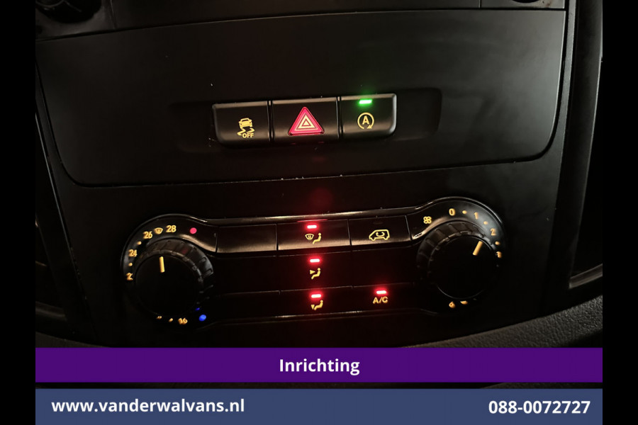 Mercedes-Benz Vito 114 CDI 136pk L3H1 Inrichting Euro6 Airco | Navigatie | Camera | Imperiaal | Trekhaak Sidebars, Bijrijdersbank