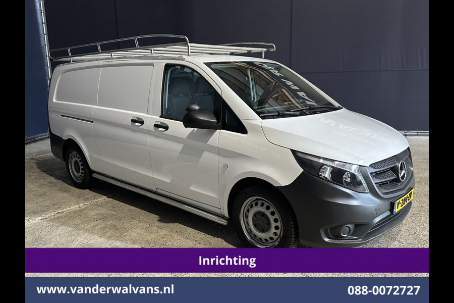 Mercedes-Benz Vito 114 CDI 136pk L3H1 Inrichting Euro6 Airco | Navigatie | Camera | Imperiaal | Trekhaak Sidebars, Bijrijdersbank