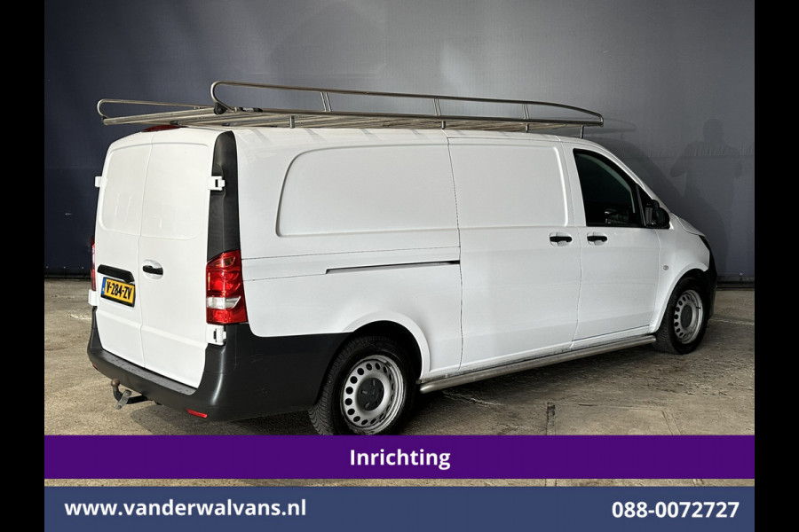Mercedes-Benz Vito 114 CDI 136pk L3H1 Inrichting Euro6 Airco | Navigatie | Camera | Imperiaal | Trekhaak Sidebars, Bijrijdersbank