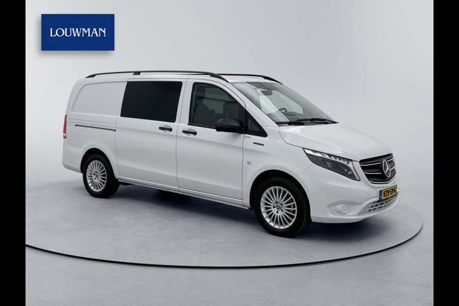 Mercedes-Benz eVito Lang 66 kWh DC 266km WLTP Dubbele cabine Led Schuifdeur L+R 5-zitplaatsen Navigatie Camera Snelladen