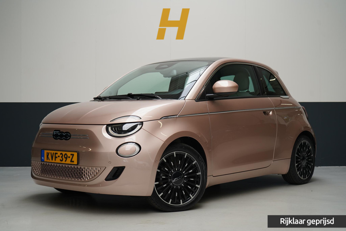 Fiat 500 La Prima 42 kWh | SoH 97,6% | Leder | Lm velgen | Navigatie | Carplay |