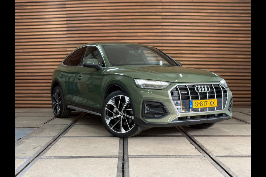 Audi Q5 Sportback 50 TFSI e S-line edition | Luchtvering | District Green | Ambient | Matrix-LED / OLED | Business-Pack | CarPlay