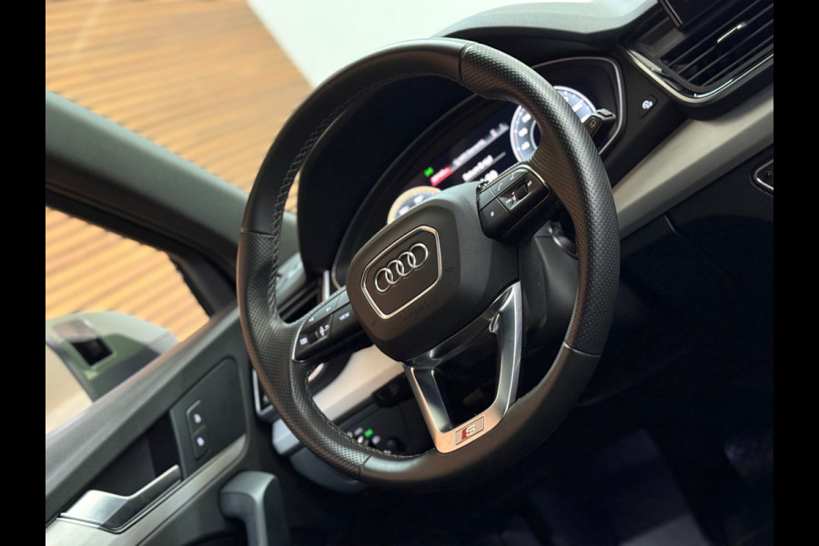 Audi Q5 Sportback 50 TFSI e S-line edition | Luchtvering | District Green | Ambient | Matrix-LED / OLED | Business-Pack | CarPlay