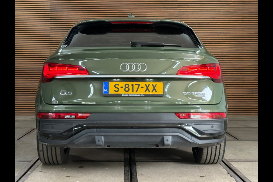 Audi Q5 Sportback 50 TFSI e S-line edition | Luchtvering | District Green | Ambient | Matrix-LED / OLED | Business-Pack | CarPlay