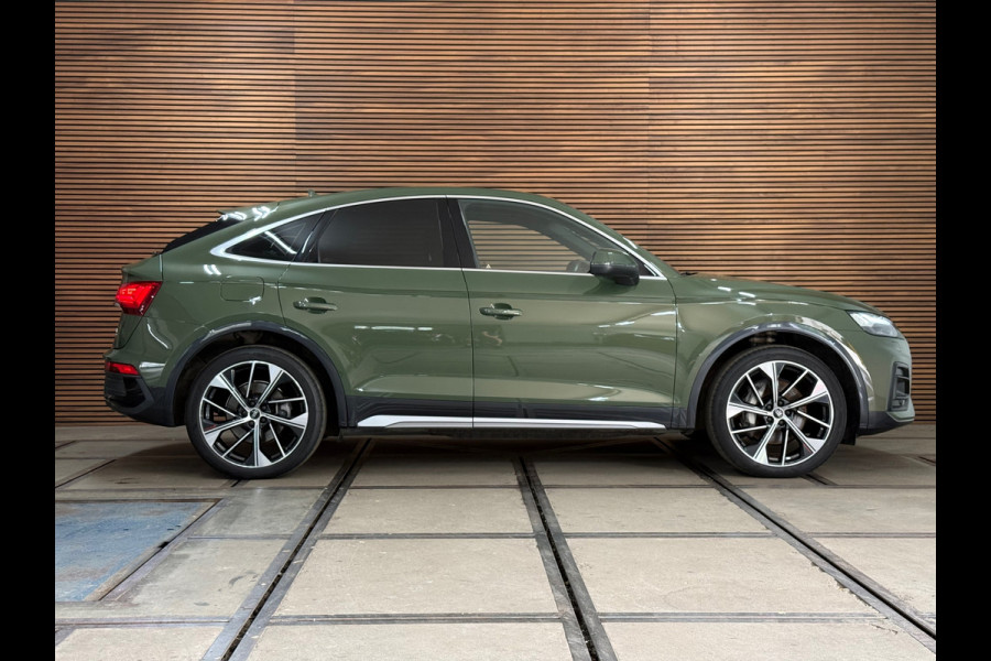Audi Q5 Sportback 50 TFSI e S-line edition | Luchtvering | District Green | Ambient | Matrix-LED / OLED | Business-Pack | CarPlay