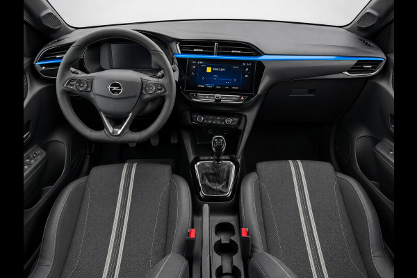 Opel Corsa 1.2 Turbo 100pk YES Facelift Bleu Vertigo Black Roof Stoel en Stuurverwarming Wireless CarPlay 16” LMV
