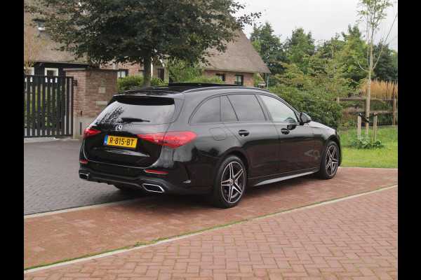 Mercedes-Benz C-Klasse Estate 300 e AMG Line | Panoramadak | Camera | Sfeerverlichting | Burmester | NL-Auto |