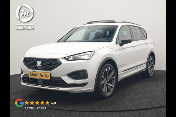 Seat Tarraco 1.4 TSI e-Hybrid FR Business Intense PHEV 245pk Dealer O.H. | Trekhaak Af Fabriek | Panodak | Adaptive Cruise | 360 Camera | Sportstoelen Memory & Verwarmd | Keyless | Blis | Stuur Verwarmd | Apple Carplay | Navigatie | DAB | 20" L.M | Plug In Hybrid