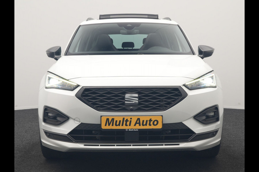 Seat Tarraco 1.4 TSI e-Hybrid FR Business Intense PHEV 245pk Dealer O.H. | Trekhaak Af Fabriek | Panodak | Adaptive Cruise | 360 Camera | Sportstoelen Memory & Verwarmd | Keyless | Blis | Stuur Verwarmd | Apple Carplay | Navigatie | DAB | 20" L.M | Plug In Hybrid