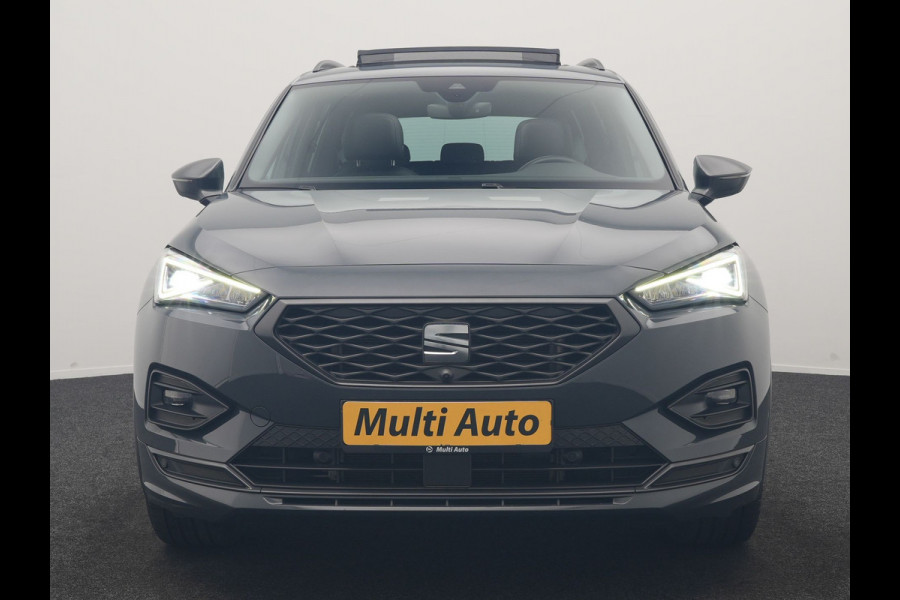 Seat Tarraco 1.4 TSI e-Hybrid FR Business Intense PHEV 245pk Dealer O.H. | Trekhaak Af Fabriek | Panodak | Adaptive Cruise | 360 Camera | Lederen Sportstoelen Memory & Verwarmd | Keyless | Blis | Stuur Verwarmd | Apple Carplay | Navigatie | DAB | 20"L.M | Plug In Hybrid |