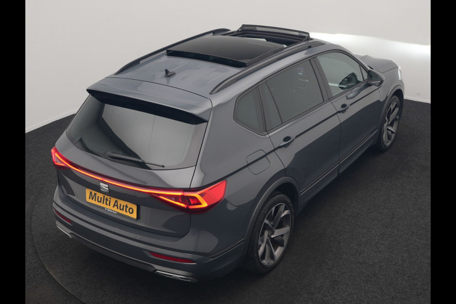 Seat Tarraco 1.4 TSI e-Hybrid FR Business Intense PHEV 245pk Dealer O.H. | Trekhaak Af Fabriek | Panodak | Adaptive Cruise | 360 Camera | Lederen Sportstoelen Memory & Verwarmd | Keyless | Blis | Stuur Verwarmd | Apple Carplay | Navigatie | DAB | 20"L.M | Plug In Hybrid |