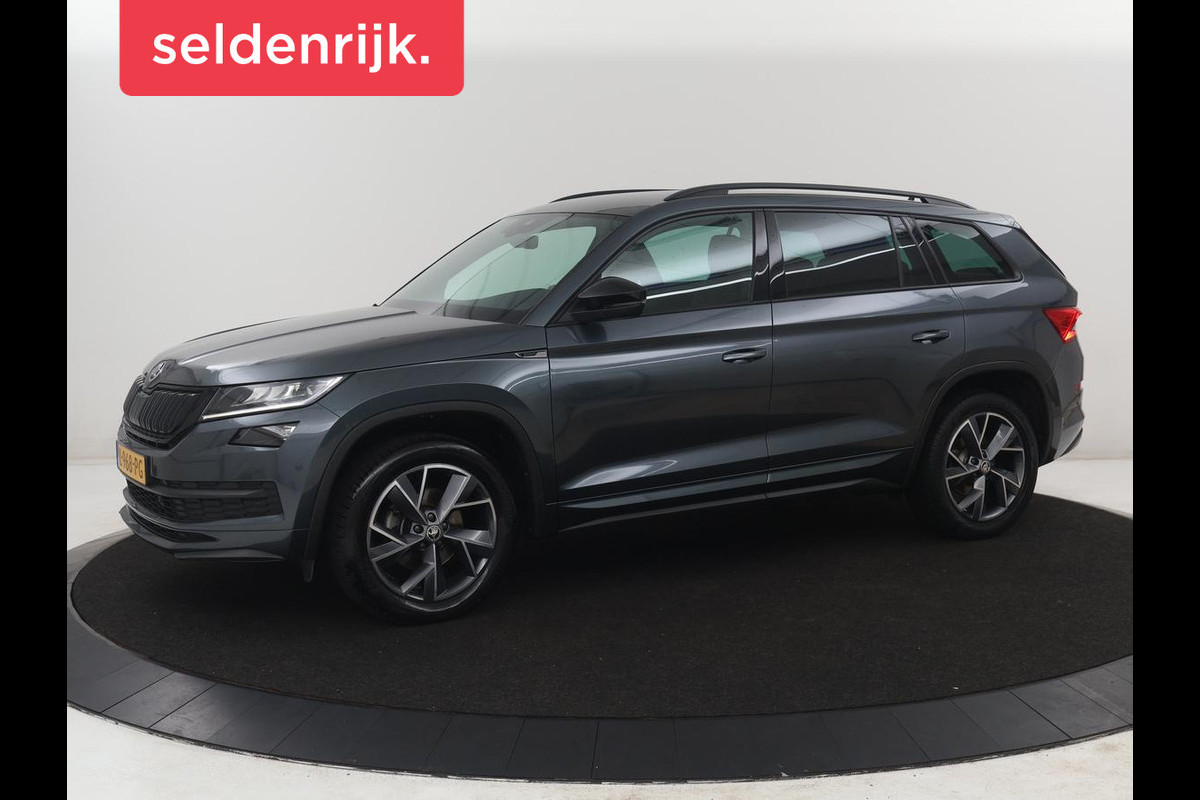 Škoda Kodiaq 1.5 TSI Sportline Business | Leder/alcantara | Memory | Cruise control | Stuur/stoel verwarming | Canton Sound | Carplay | Carplay | Camera | Park assist | Trekhaak | Elektrische achterklep