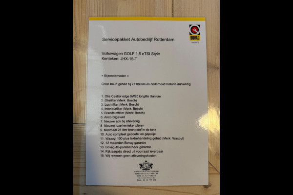 Volkswagen Golf 1.5 eTSI Style AUT LED/LMV17/PDC/NAVI/VIRTU