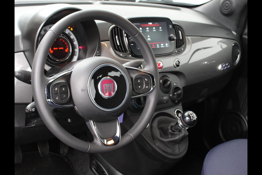 Fiat 500 1.0 Hybrid Club Navigatie Apple Carplay / Android Auto Airco Cruise Control Parkeer sensoren Dab