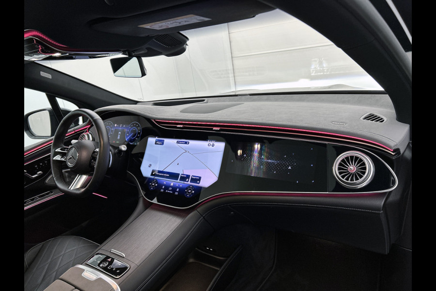 Mercedes-Benz EQS SUV 450 4MATIC AMG Line 118 kWh Mbux hyperscreen klasse 3 3n 5 alarm 22 inch lichtmetalen | Panoramadak | MBUX hyperscreen | 5 zitter | Alarm  klasse 3+5 zeer veel opties | Inclusief 24 maanden Mercedes-Benz Certified garantie voor Europa.