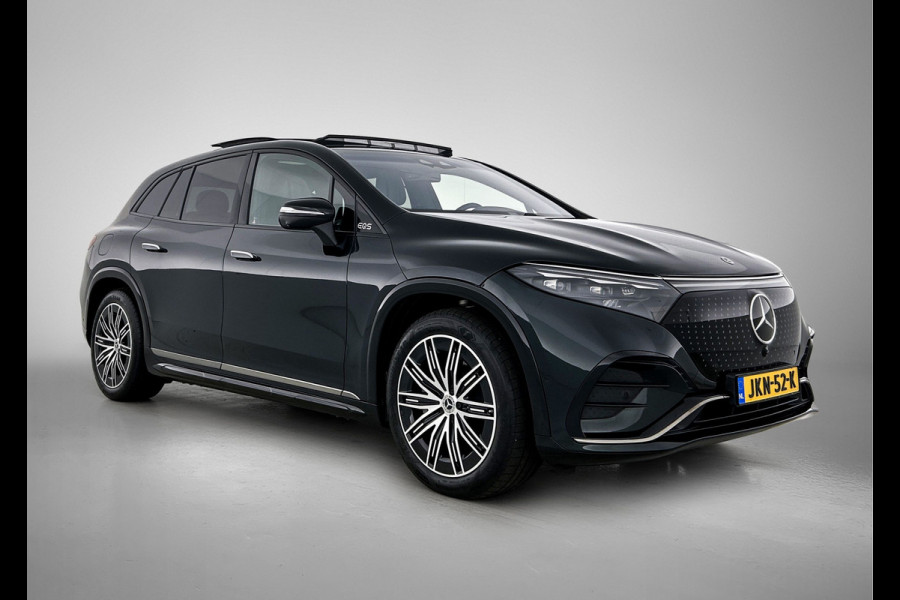 Mercedes-Benz EQS SUV 450 4MATIC AMG Line 118 kWh Mbux hyperscreen klasse 3 3n 5 alarm 22 inch lichtmetalen | Panoramadak | MBUX hyperscreen | 5 zitter | Alarm  klasse 3+5 zeer veel opties | Inclusief 24 maanden Mercedes-Benz Certified garantie voor Europa.