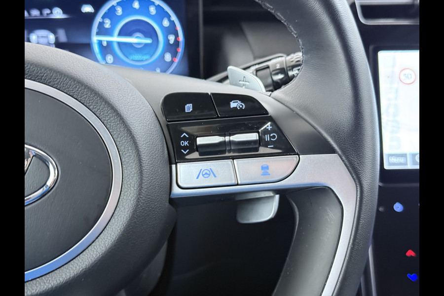 Hyundai Tucson 265PK PHEV Hybrid 4WD Navi Camera Adap.Cruise SOH 100% Apple Carplay Android Pdc ECC Comfort Smart Hybrid Isofix DAB Elek.Achterklep Stoel+Stuurverwarming Led Lmv Keyless Regensensor AWD Origineel Nederlandse Auto Plug In Hybride