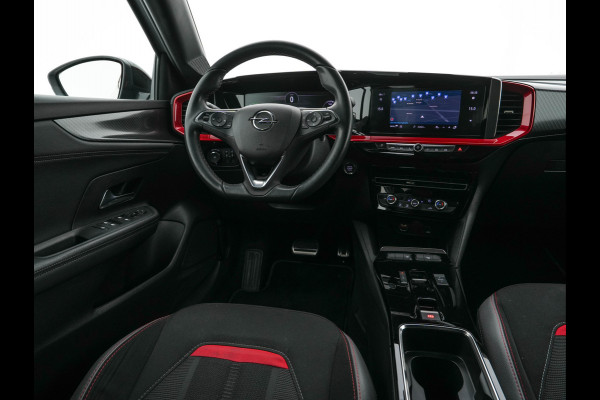 Opel Mokka-e GS Line Level-4 50 kWh [3-Fase-11kW] {SoH-95%} (INCL-BTW) Aut. *HEATPUMP | LEATHER-FABRIC | NAVI-FULLMAP|  DIGI-COCKPIT | FULL-LED | CAMERA | COMFORTSEATS | KEYLESS | DAB+ | ECC | CCS-FASTLOADER | CRUISE | 17''ALU*