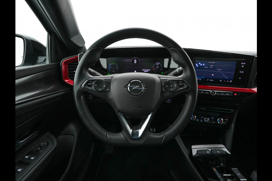 Opel Mokka-e GS Line Level-4 50 kWh [3-Fase-11kW] {SoH-95%} (INCL-BTW) Aut. *HEATPUMP | LEATHER-FABRIC | NAVI-FULLMAP|  DIGI-COCKPIT | FULL-LED | CAMERA | COMFORTSEATS | KEYLESS | DAB+ | ECC | CCS-FASTLOADER | CRUISE | 17''ALU*