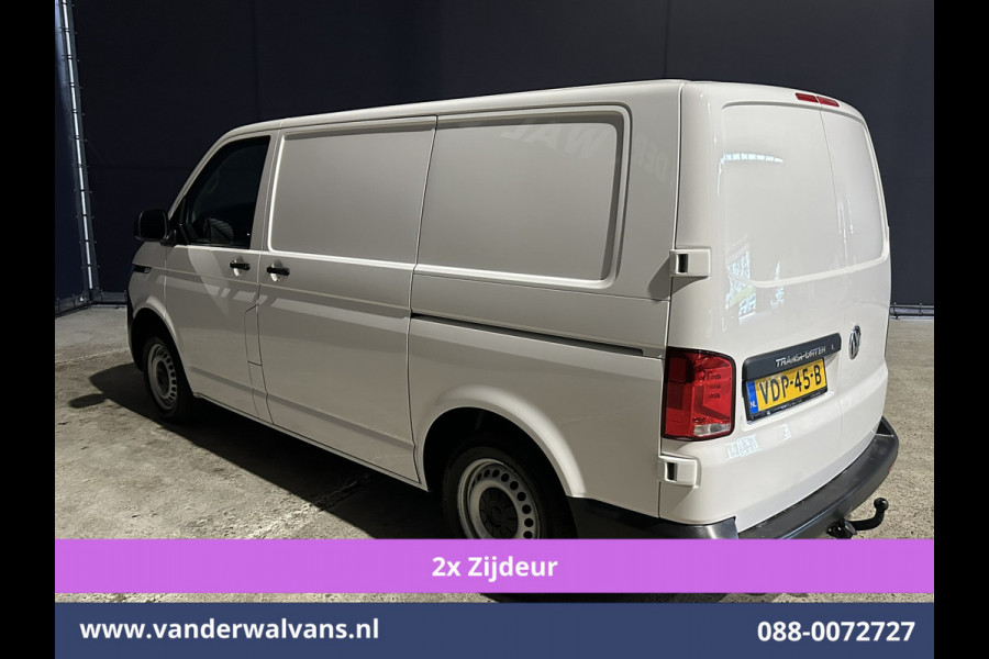 Volkswagen Transporter 2.0 TDI 150pk L1H1 Inrichting Euro6 Airco | 2x Zijdeur | 2500kg Trekhaak | Parkeersensoren
