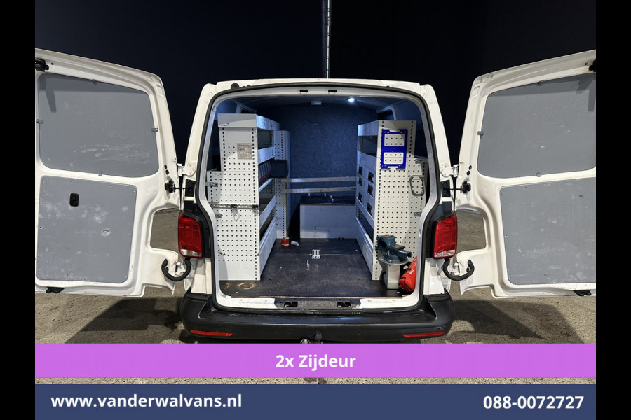 Volkswagen Transporter 2.0 TDI 150pk L1H1 Inrichting Euro6 Airco | 2x Zijdeur | 2500kg Trekhaak | Parkeersensoren