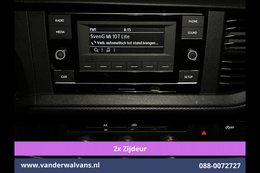 Volkswagen Transporter 2.0 TDI 150pk L1H1 Inrichting Euro6 Airco | 2x Zijdeur | 2500kg Trekhaak | Parkeersensoren