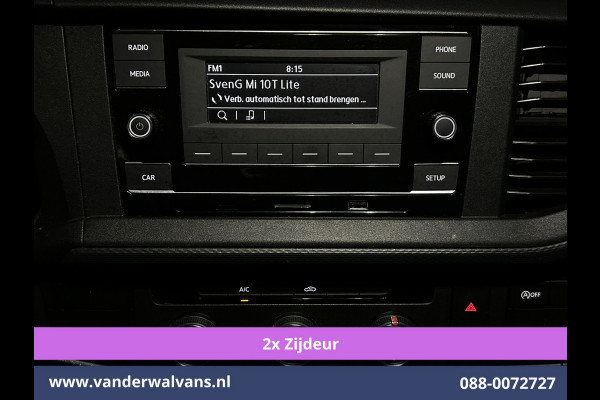 Volkswagen Transporter 2.0 TDI 150pk L1H1 Inrichting Euro6 Airco | 2x Zijdeur | 2500kg Trekhaak | Parkeersensoren