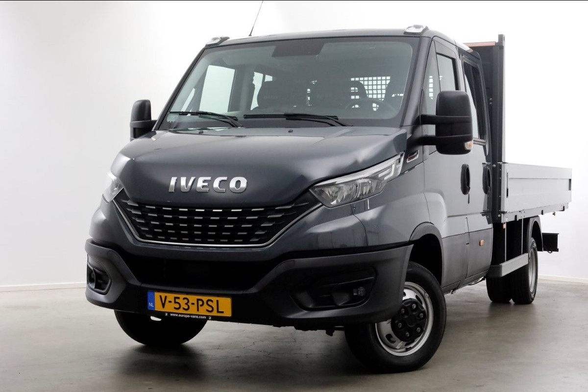 Iveco Daily 35C18 3.0 180pk HiMatic Automaat D.C. Open Laadbak L412cm Trekhaak 3500kg 09-2022