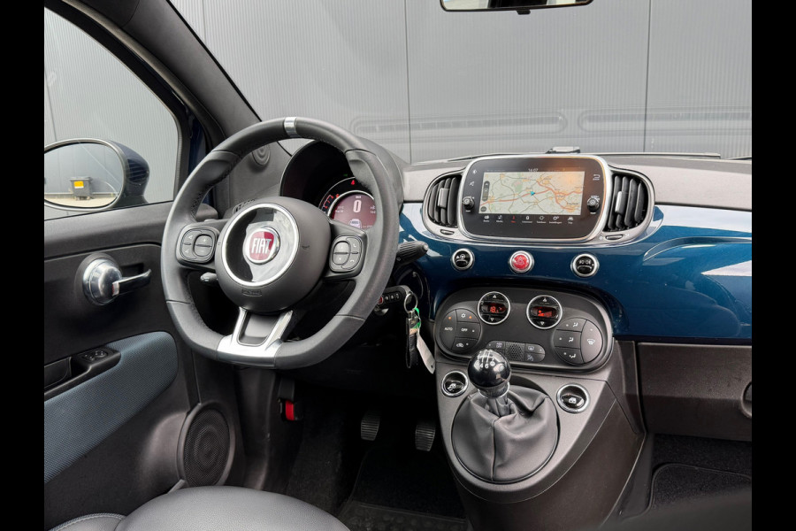 Fiat 500 1.0 Hybrid Launch Edition Elektrische Pano|Carplay|Navi|PDC|Half-leder|Airco