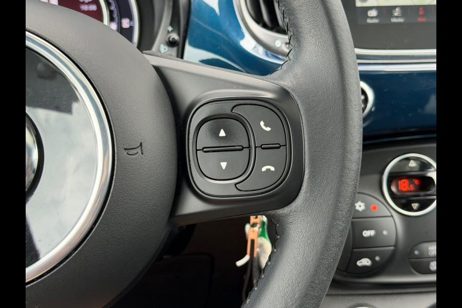 Fiat 500 1.0 Hybrid Launch Edition Elektrische Pano|Carplay|Navi|PDC|Half-leder|Airco