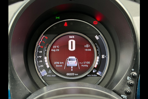 Fiat 500 1.0 Hybrid Launch Edition Elektrische Pano|Carplay|Navi|PDC|Half-leder|Airco