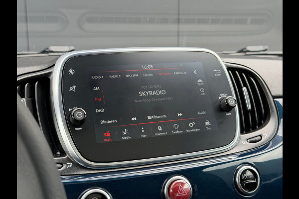 Fiat 500 1.0 Hybrid Launch Edition Elektrische Pano|Carplay|Navi|PDC|Half-leder|Airco