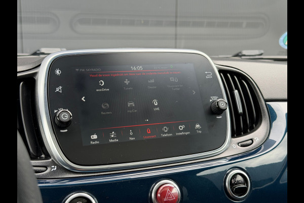 Fiat 500 1.0 Hybrid Launch Edition Elektrische Pano|Carplay|Navi|PDC|Half-leder|Airco