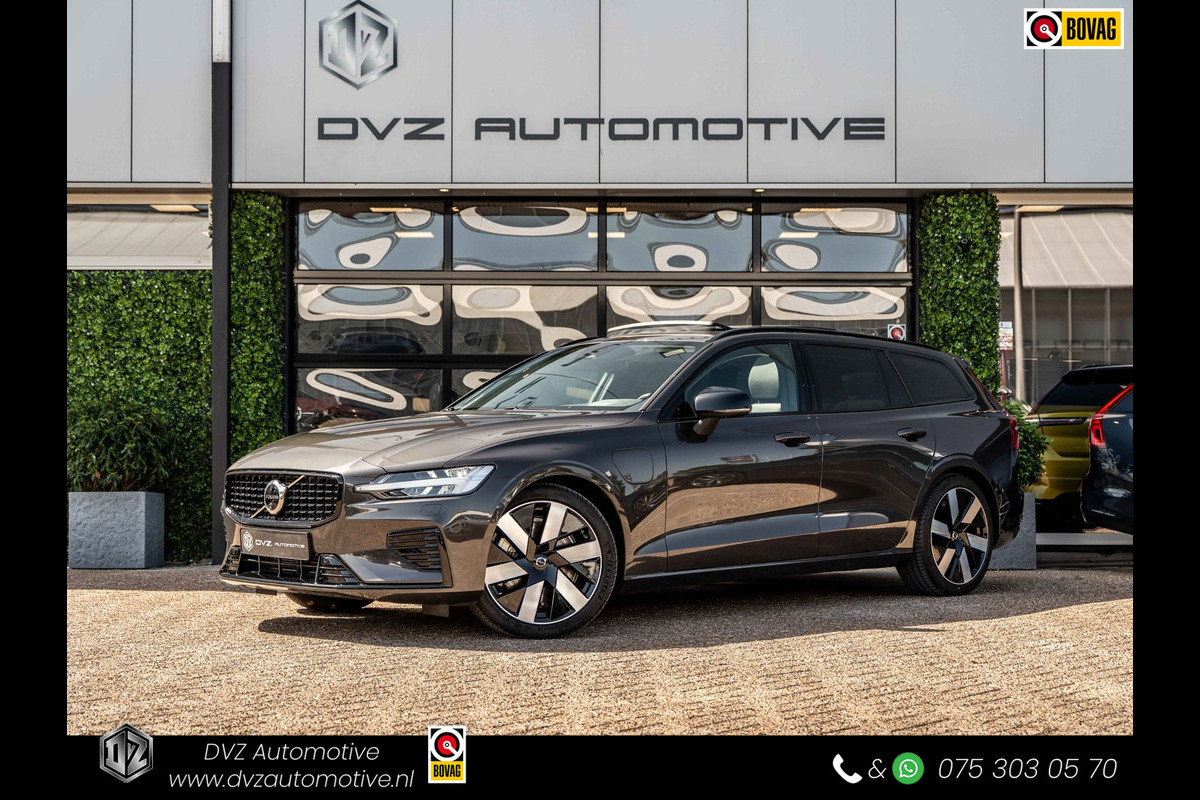 Volvo V60 2.0 T6 PHEV 350PK AWD Plus Dark |100% | Pano | Surround View | H/K Sound