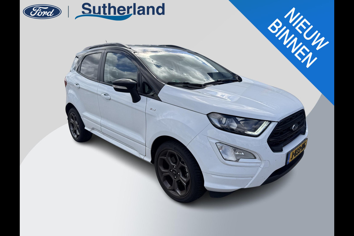 Ford EcoSport 1.0 EcoBoost ST-Line Black 125pk | Winterpack | SYNC 3 Navigatie | Achteruitrijcamera | Zwart dak |