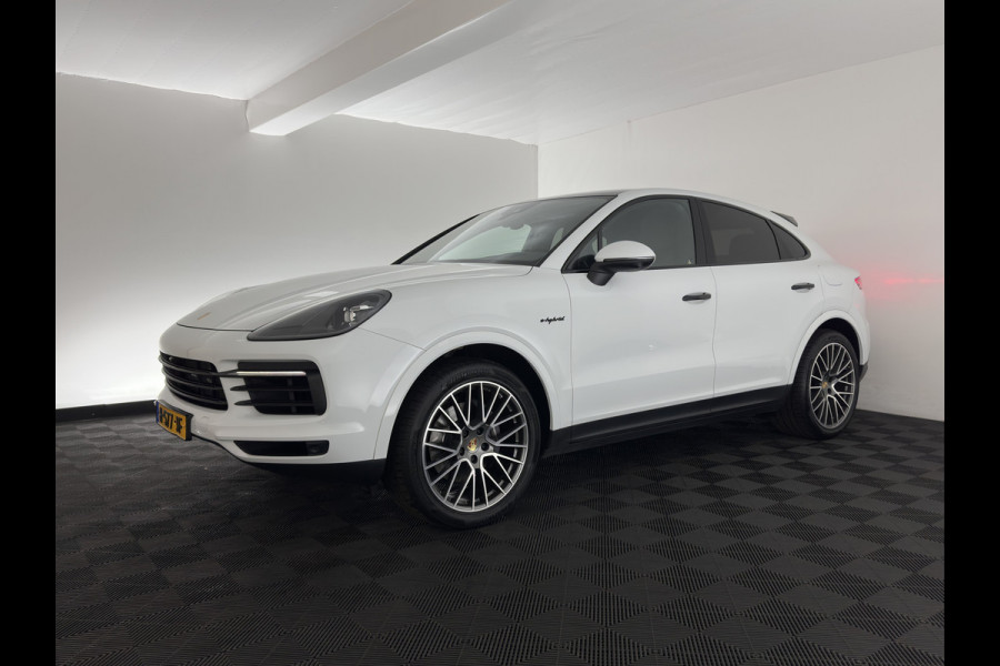 Porsche Cayenne Coupé 3.0 E-Hybrid (Plug-in) {SoH-100%} Aut. *PANO | SPORT-CHRONO | LEATHER | BOSE-AUDIO | FULL-LED | TOPVIEW | AIRSUSPENSION | DIGI-COCKPIT | HEATED-SPORTSEATS | DAB | NAVI-FULLMAP | PRIVACY-GLASS | SHIFTPADDLES | HEAD-UP | 21"ALU
