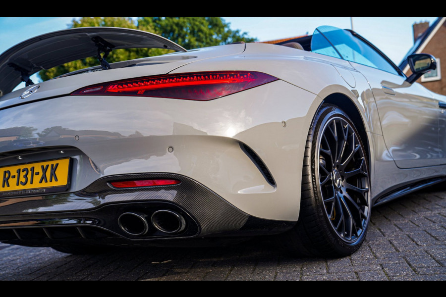 Mercedes-Benz SL-Klasse Roadster AMG 43 | Burmester | Carbon Pakket | Sport uitlaat | Stoelkoeling | Nekverwarming | 360 Cam | HuD