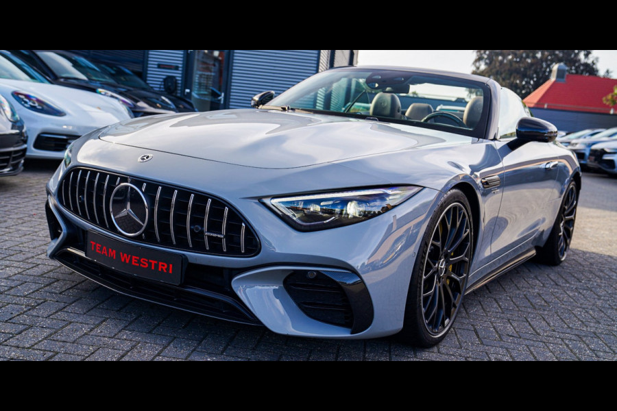 Mercedes-Benz SL-Klasse Roadster AMG 43 | Burmester | Carbon Pakket | Sport uitlaat | Stoelkoeling | Nekverwarming | 360 Cam | HuD