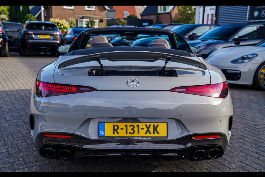 Mercedes-Benz SL-Klasse Roadster AMG 43 | Burmester | Carbon Pakket | Sport uitlaat | Stoelkoeling | Nekverwarming | 360 Cam | HuD