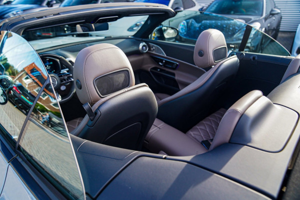 Mercedes-Benz SL-Klasse Roadster AMG 43 | Burmester | Carbon Pakket | Sport uitlaat | Stoelkoeling | Nekverwarming | 360 Cam | HuD