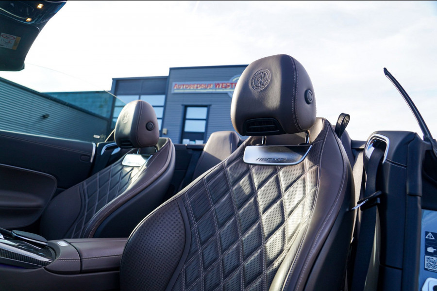 Mercedes-Benz SL-Klasse Roadster AMG 43 | Burmester | Carbon Pakket | Sport uitlaat | Stoelkoeling | Nekverwarming | 360 Cam | HuD