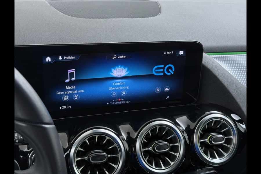 Mercedes-Benz EQA 250 SOH 97% Navi Camera 1/2 Leer High-Performance-LED Stoelverwarmd Adapt grootlicht-Ass. Cruise Control Pdc 67kWh Ecc Business Line Elek.Achterklep Connect 20 Mid Led DAB Bluetooth Lmv 18" Licht en zichtpakket Advanced pakket Easy-pack Parkeer-pakket Actieve-Rem+Spoorassistent Keyless-Go DAB