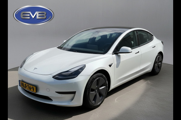 Tesla Model 3 Standard RWD Plus 60 kWh, facelift, parelmoer wit, panoramadak, lederen interieur, 360 camera