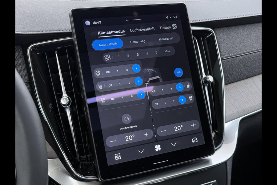 Volvo XC90 2.0 T8 Plug-in hybrid AWD Ultra Dark BOWERS & WILKINS| LUCHTVERING| STOELVENTILATIE| ELEKTRISCHE TREKHAAK| 7 PERSOONS| MASSAGESTOELEN NAPPALEDER| HEAD-UP DISPLAY| PANORAMADAK| FULL OPTIONS|