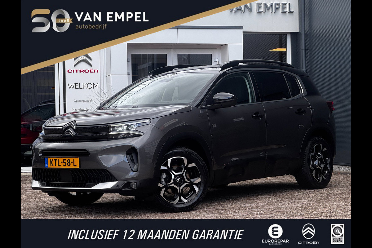 Citroën C5 Aircross 1.2 Hybrid Max | Leder / Alcantara | Camera | Stoelverwarming | Adaptive Cruise | Navigatie
