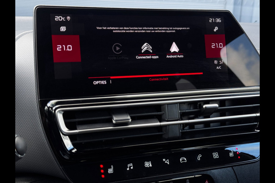 Citroën C5 Aircross 1.2 Hybrid Max | Leder / Alcantara | Camera | Stoelverwarming | Adaptive Cruise | Navigatie