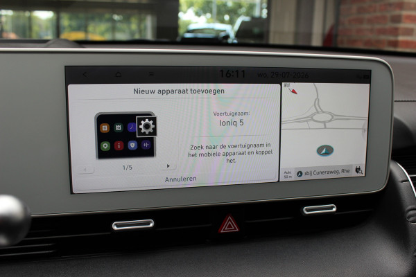 Hyundai IONIQ 5 Connect+ 73kWh / SoH 86,2% / Camera / Head-up / Leder / CarPlay / V2L / 19'' / Warmtepomp / Stoelverwarming / Dodehoek / DAB / ACC