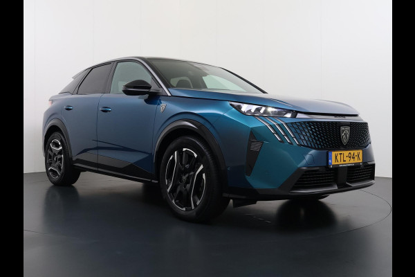 Peugeot E-3008 GT 73 kWh SOH 94% | VOOR & ACHTERSTOELEN VERWARMD | STUURVERWARMING | MEM. SEAT | STOEL MASSAGE | 360 CAMERA | DIRECT LEVERBAAR! | ADAP. CRUISE | VOLLEDIGE FABRIEKS GARANTIE TM 03-2027 |
