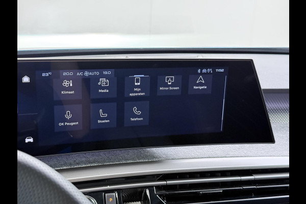Peugeot E-3008 GT 73 kWh SOH 94% | VOOR & ACHTERSTOELEN VERWARMD | STUURVERWARMING | MEM. SEAT | STOEL MASSAGE | 360 CAMERA | DIRECT LEVERBAAR! | ADAP. CRUISE | VOLLEDIGE FABRIEKS GARANTIE TM 03-2027 |