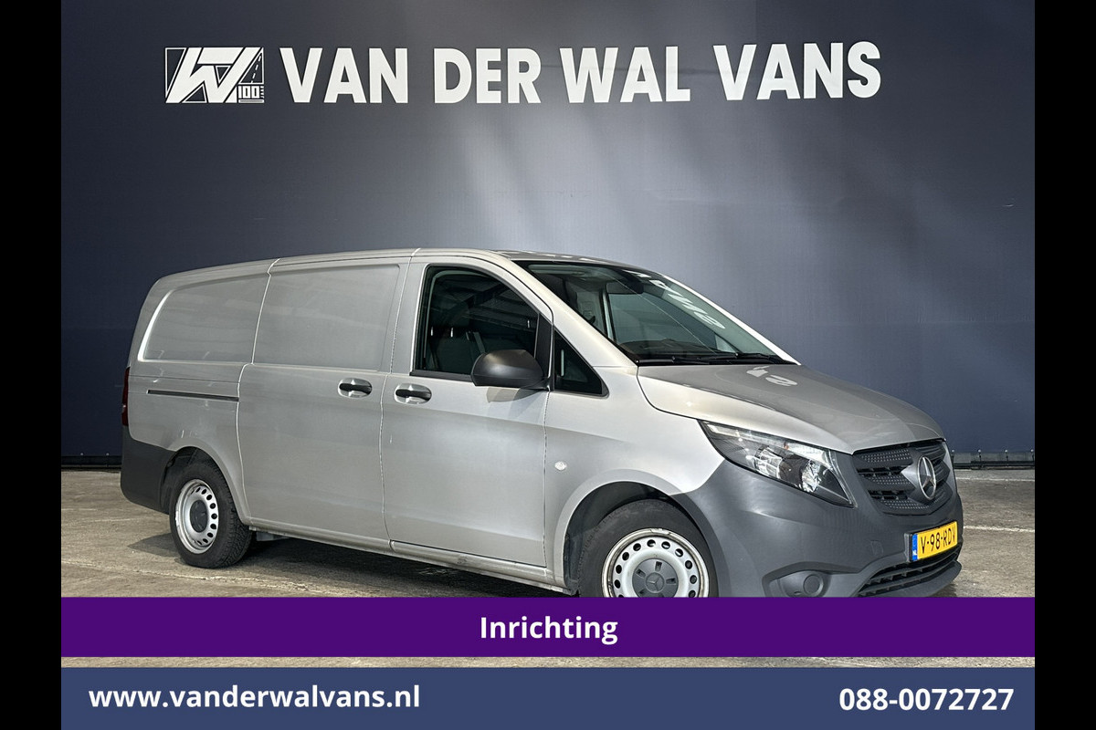 Mercedes-Benz Vito 114 CDI 136pk RWD L2H1 Inrichting Euro6 Airco | Camera | Navigatie | Cruisecontrol | Trekhaak Bijrijdersbank, Achterklep